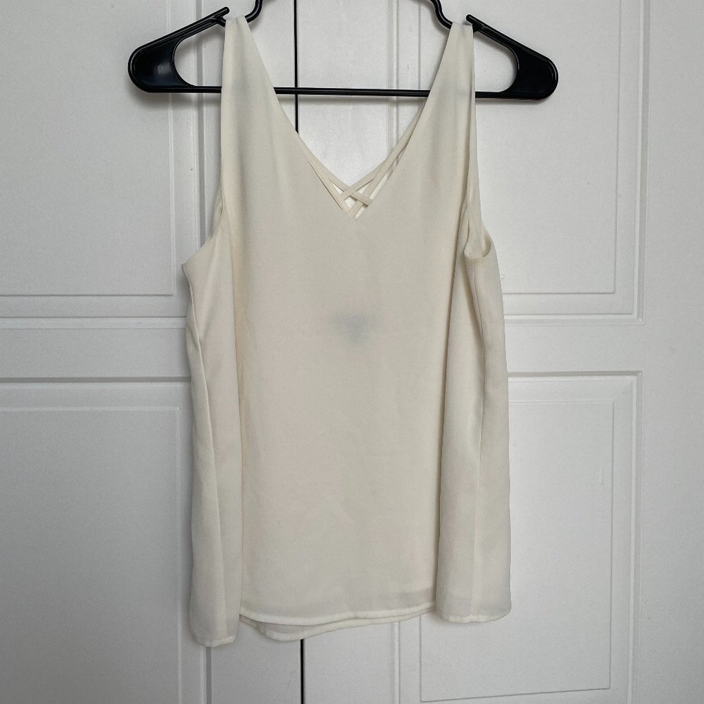 Express V Neck Cross Strap Tank
